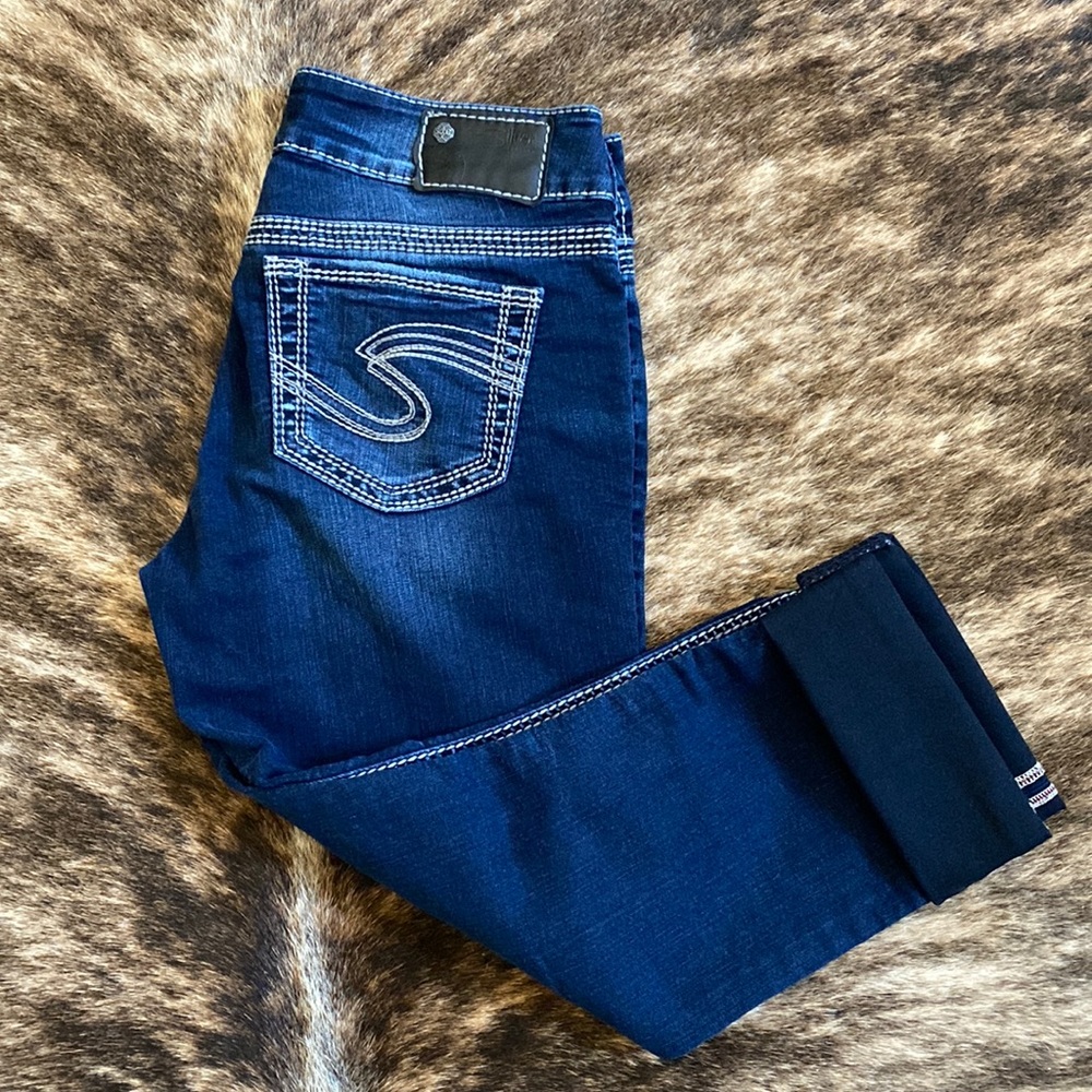 Womens Silver Jeans Co Capri/Ankle Length Denim Jeans